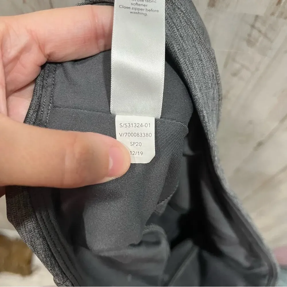 Athleta Match Point Skort Skirt Shorts Tennis Golf Grey Gray